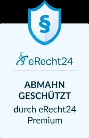 eRecht24 Abmahnschutz-Siegel